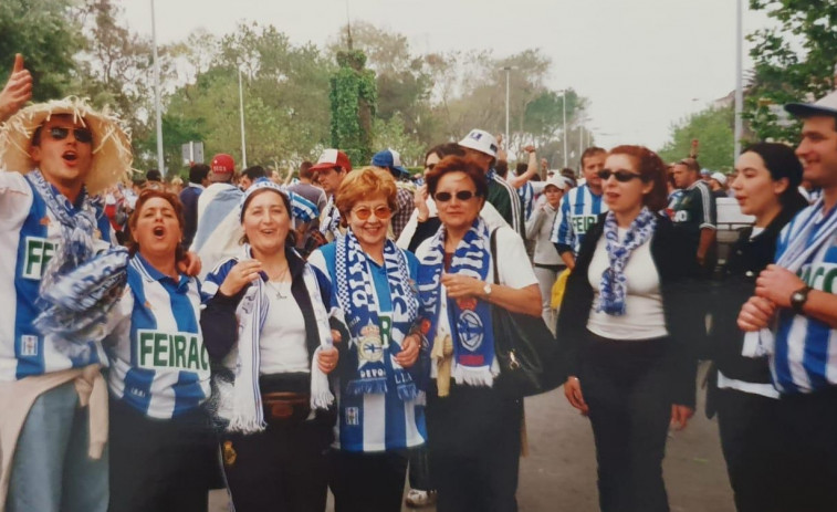 La única peña femenina del Depor cumple 25 años