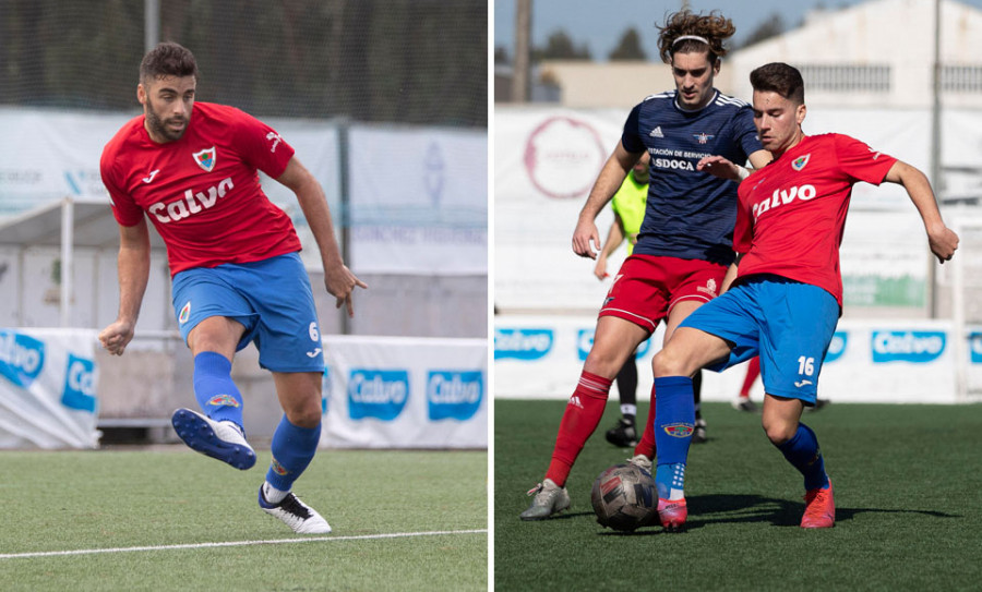 Pablo Agulló y Antón Concheiro son los dos primeros futbolistas renovados por el Bergantiños