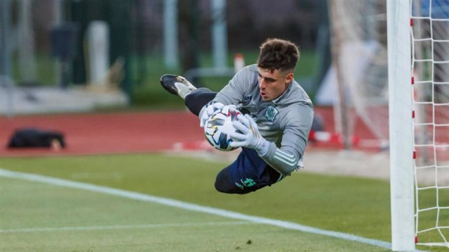 El portero Kepa se suma a la burbuja paralela de la selección