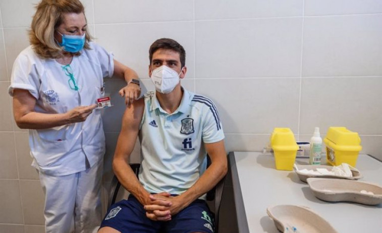 La selección española de fútbol ya está vacunada contra el coronavirus
