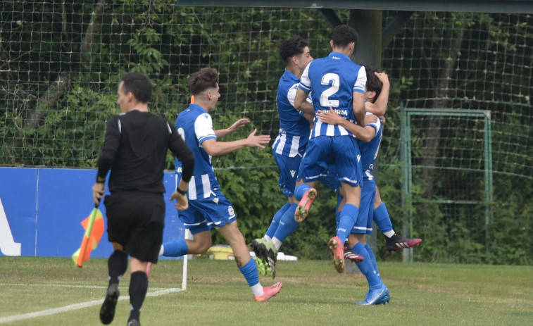 El Deportivo se lleva la palma en el inicio de la Copa de Campeones Juvenil