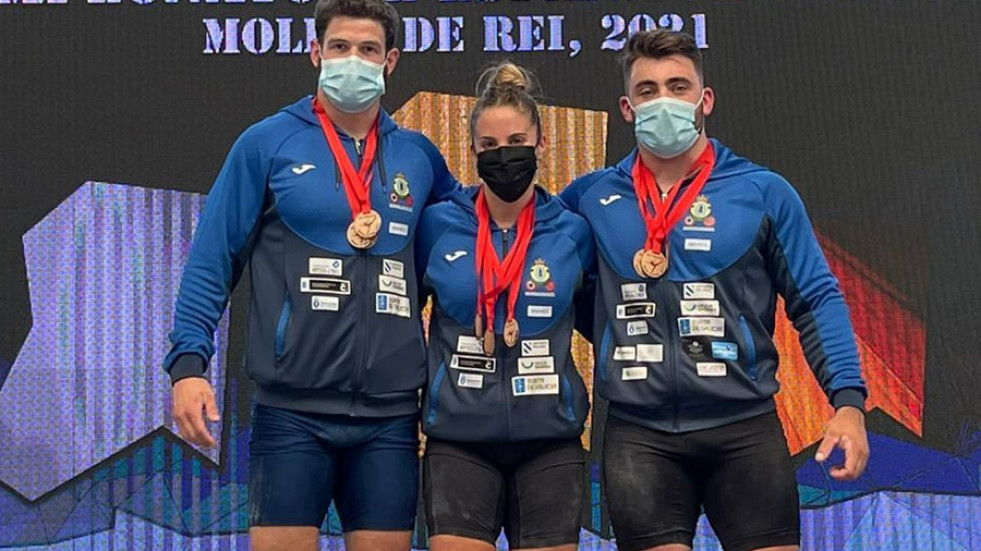 Michael Otero, Irene Blanco, Irene Martínez y Martín Liste, destacados