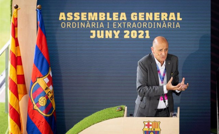 La Asamblea del Barça aprueba las pérdidas de 2019/20 defendidas por un abucheado Jordi Moix