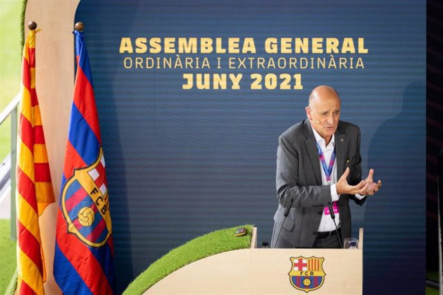 La Asamblea del Barça aprueba las pérdidas de 2019/20 defendidas por un abucheado Jordi Moix
