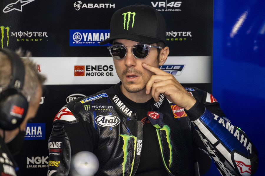 Yamaha baja de la moto a Maverick Viñales por su actitud en la pista