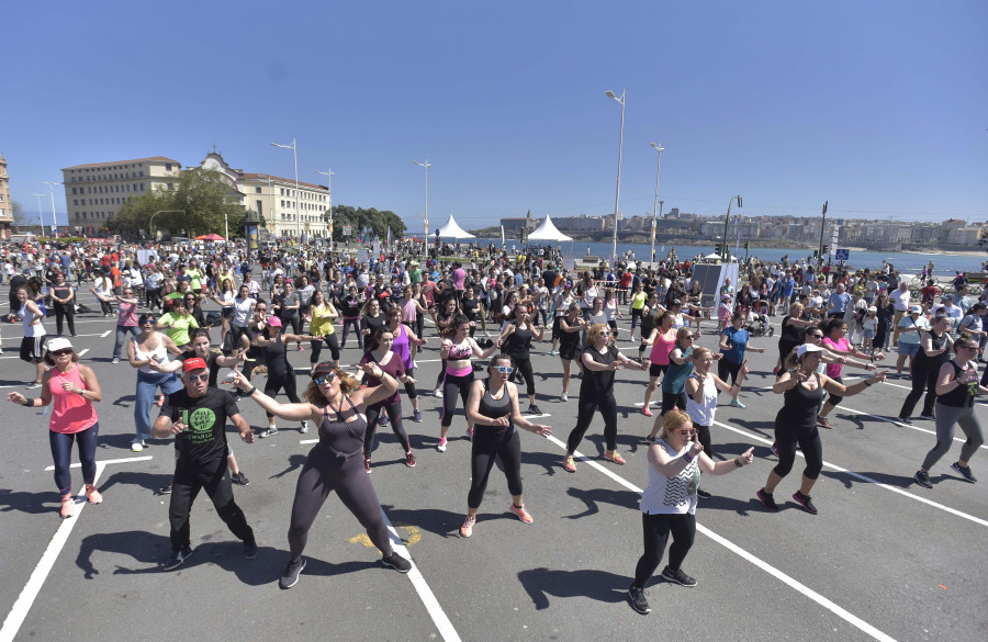 A Coruña se lanza a la calle para la fiesta del deporte