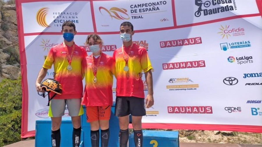 Conejos, Barón y Sáenz de Ormijana, campeones de España de trial 2021