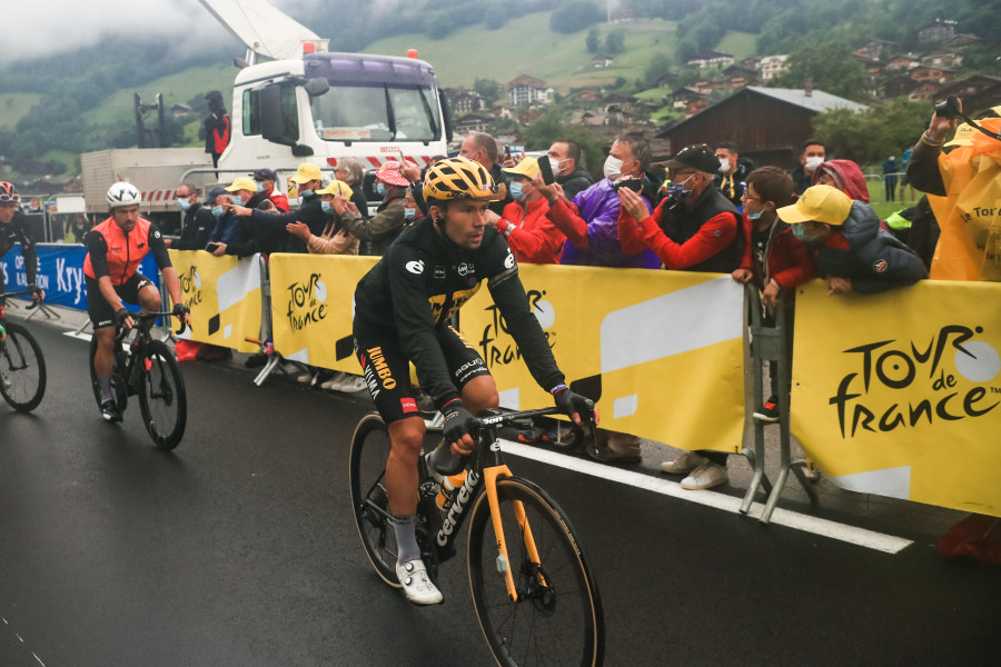 Primoz Roglic y Mathieu van der Poel abandonan el Tour de Francia