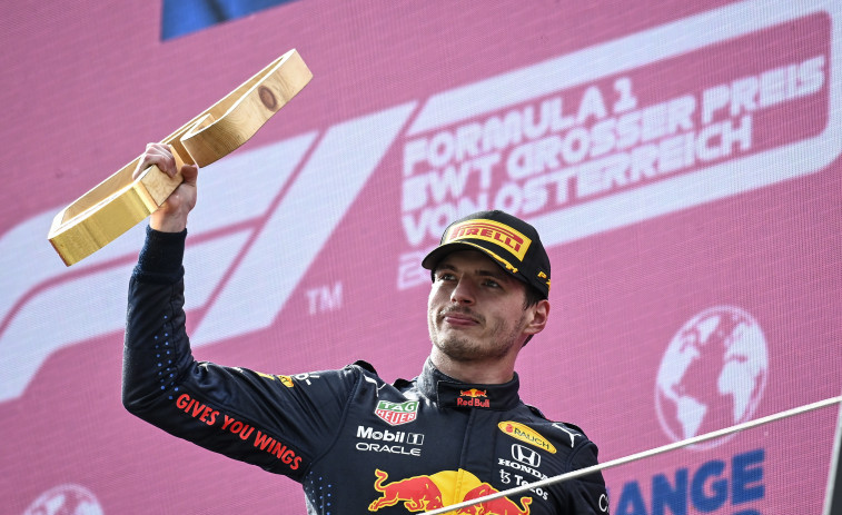 Verstappen culmina su doblete en Austria y Sainz termina quinto