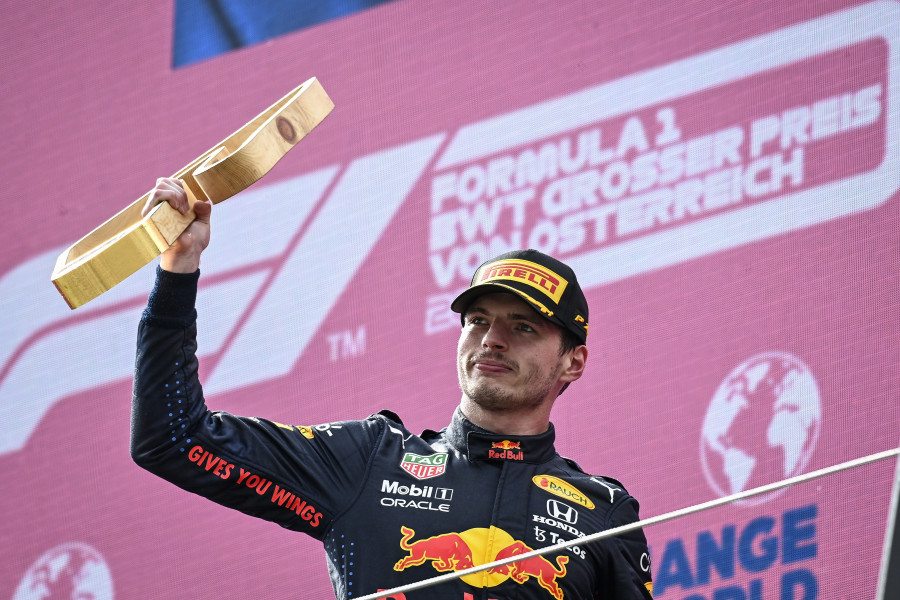 Verstappen culmina su doblete en Austria y Sainz termina quinto