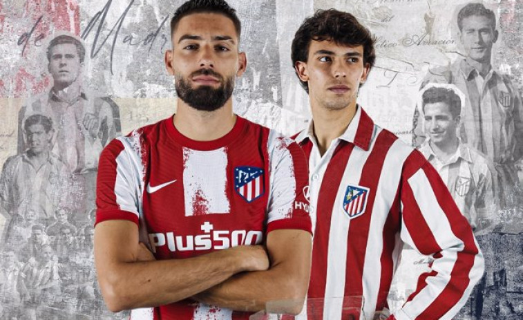 El Atlético de Madrid homenajea al Doblete y al Vicente Calderón en sus nuevas equipaciones