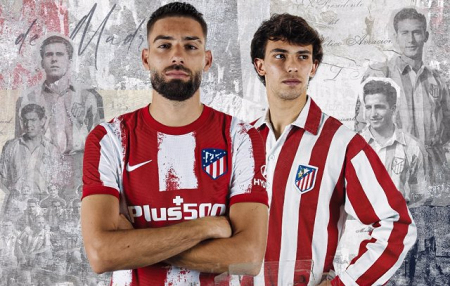 El Atlético de Madrid homenajea al Doblete y al Vicente Calderón en sus nuevas equipaciones