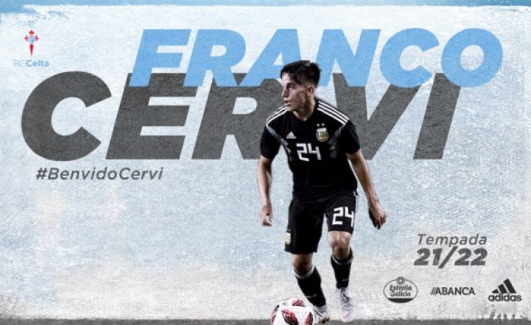 El argentino Franco Cervi firma con el Celta hasta 2024