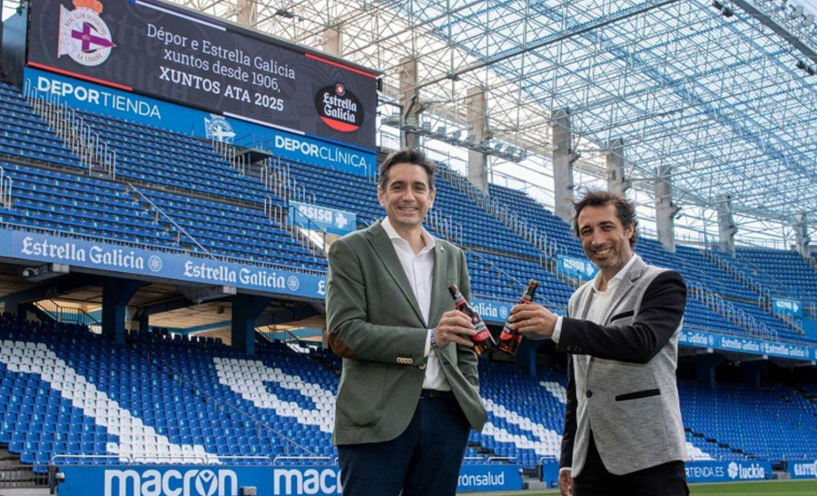 El Deportivo y Estrella Galicia seguirán juntos hasta 2025