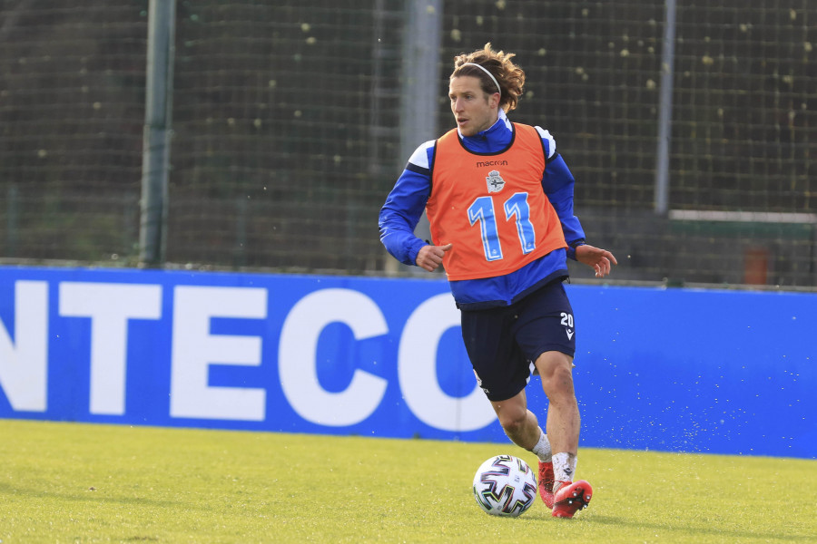 Keko y Miku se incorporan al Depor en el primer entrenamiento con Borja Jiménez