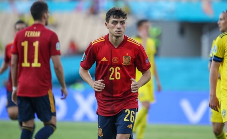 Pedri, incluido en el once ideal de la Eurocopa con predominio italiano