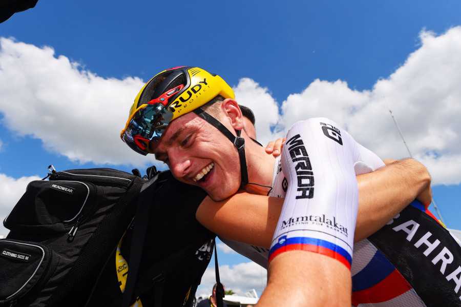 Mohoric amplía la fiesta eslovena del Tour de Francia con un doblete en Libourne