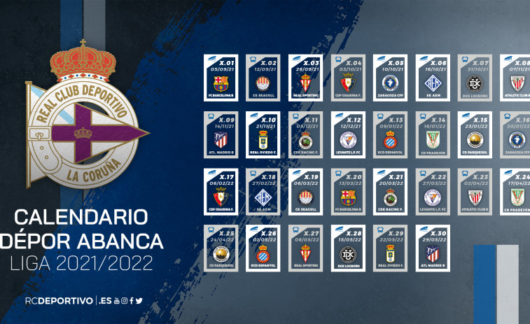 ​El Depor Abanca iniciará la Reto Iberdrola ante el Barcelona B y acabará frente al Atlético B