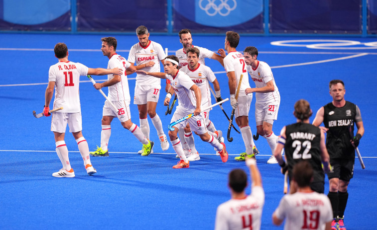 España se complica la vida en hockey ante Nueva Zelanda, con su primera derrota (3-4) en Tokio 2020