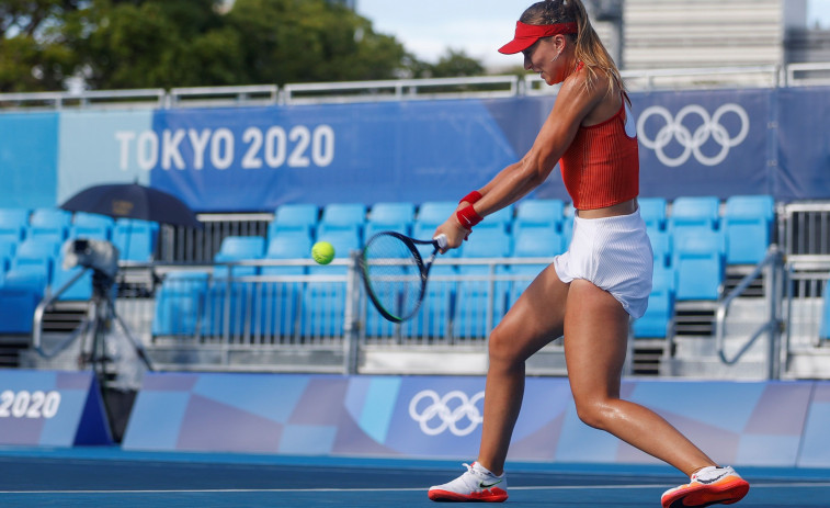 La española Paula Badosa se retira en cuartos de final en Tokio 2020 afectada por el calor