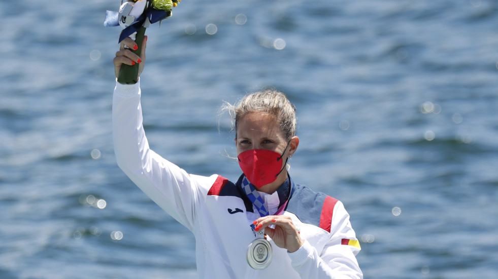Teresa Portela, medalla de plata: 