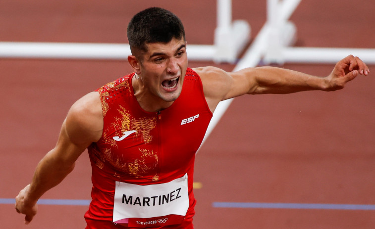 Asier Martínez se mete en la final de 110 metros vallas en sus primeros Juegos