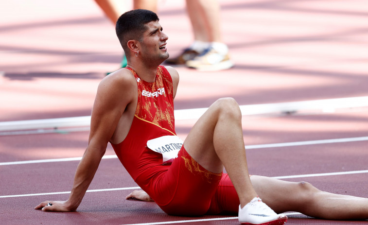 Asier Martínez remata con un sexto puesto y un tiempo 13.22 su brillante debut olímpico