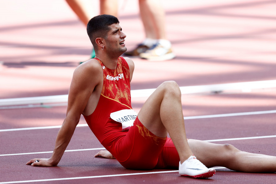 Asier Martínez remata con un sexto puesto y un tiempo 13.22 su brillante debut olímpico