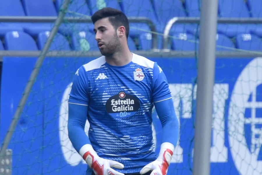 Pablo Brea, novedad en la sesión de Riazor