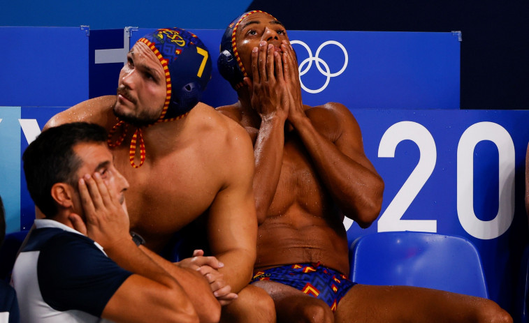 España deberá conformarse con pelear por el bronce en waterpolo