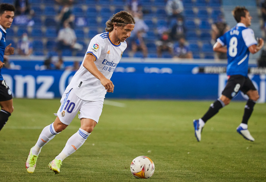 Modric no entrena con el grupo y es duda para jugar contra el Levante