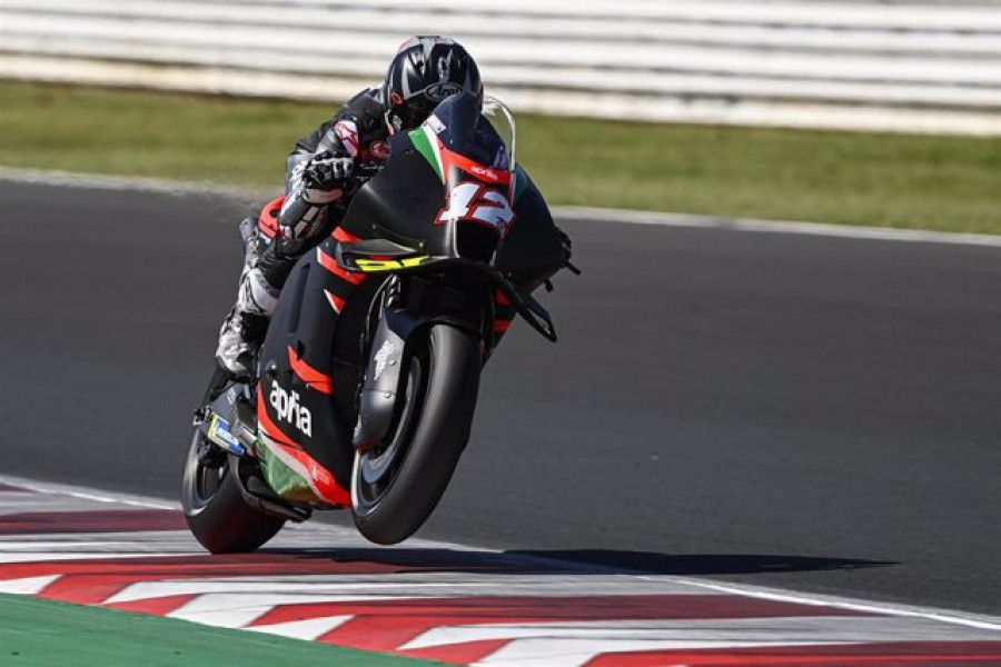 Viñales debuta con Aprilia en el test de Misano: "Sensaciones buenas, ¡a por más!"