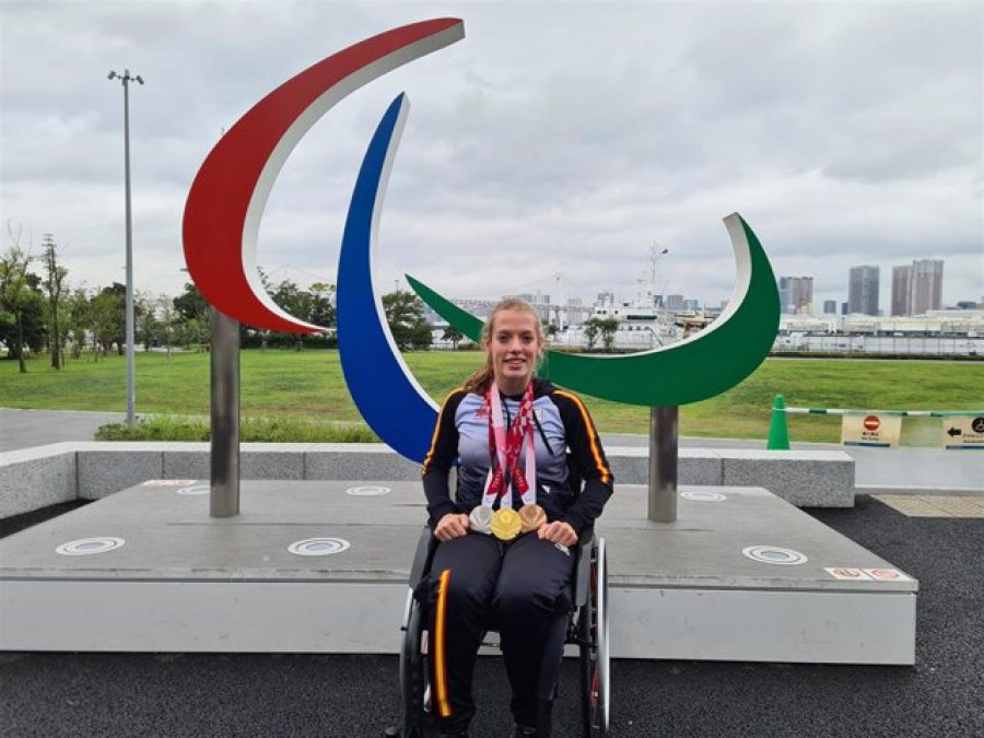 La nadadora Marta Fernández, ganadora de tres medallas, será la abanderada española en la Clausura