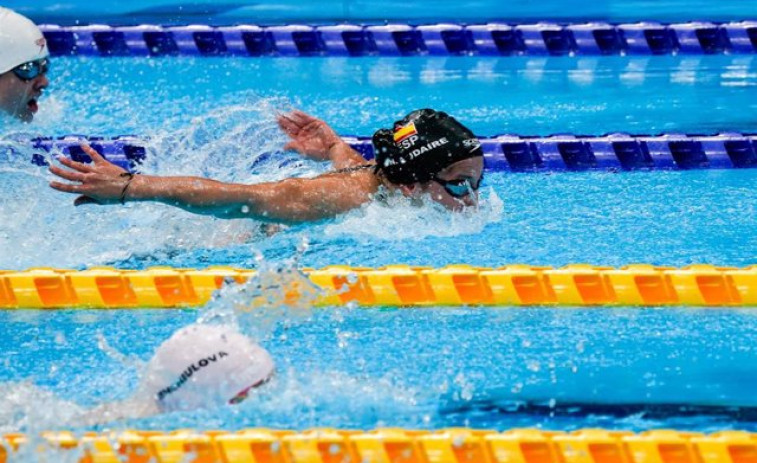 Nahia Zudaire roza el bronce en el cierre de la piscina en Tokio