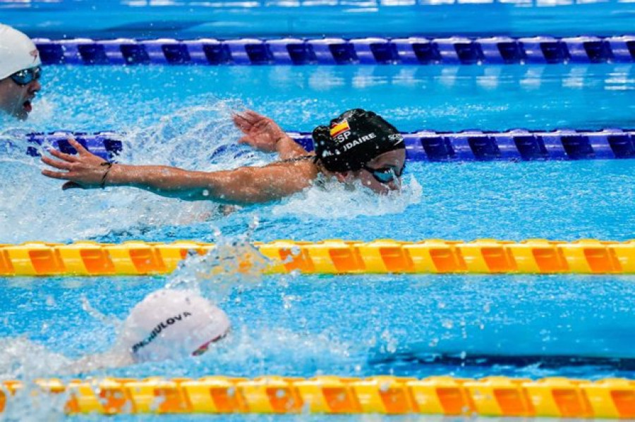 Nahia Zudaire roza el bronce en el cierre de la piscina en Tokio