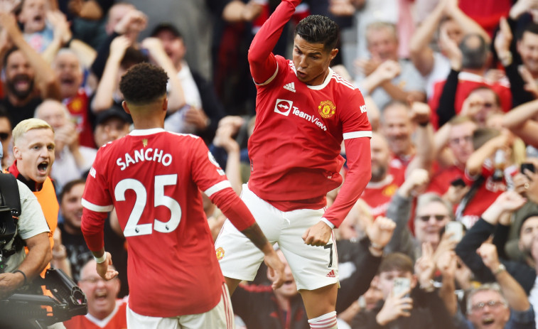 Cristiano Ronaldo, como si nunca se hubiese ido del Manchester United