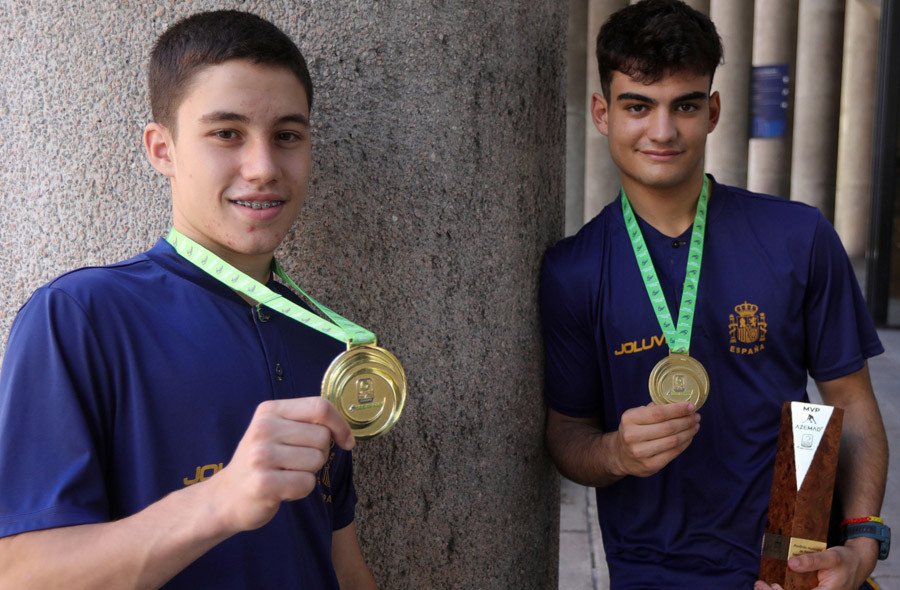 Los coruñeses Jacobo Copa y Bruno Saavedra, citados para el Europeo sub-19
