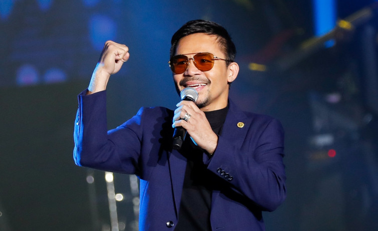 El boxeador Manny Pacquiao anuncia su candidatura a la Presidencia de Filipinas