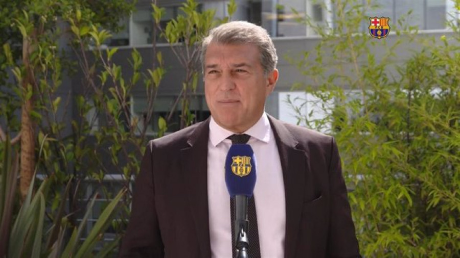 Laporta: "El regreso y gol de Ansu Fati fue un estallido de emoción"