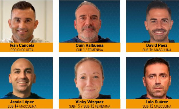 Completado el cuadro de seleccionadores gallegos de fútbol