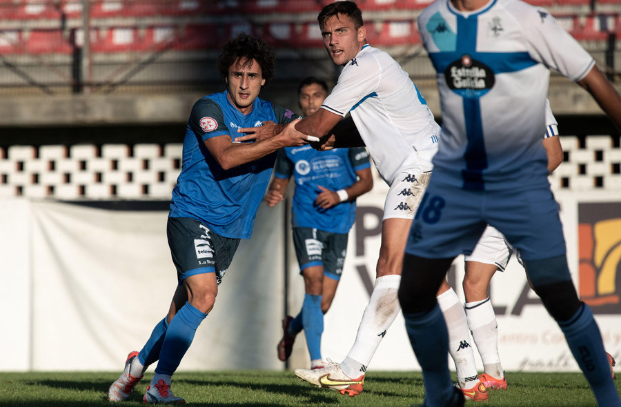 El Fabril empata en Ourense en un duelo parejo y con ritmo