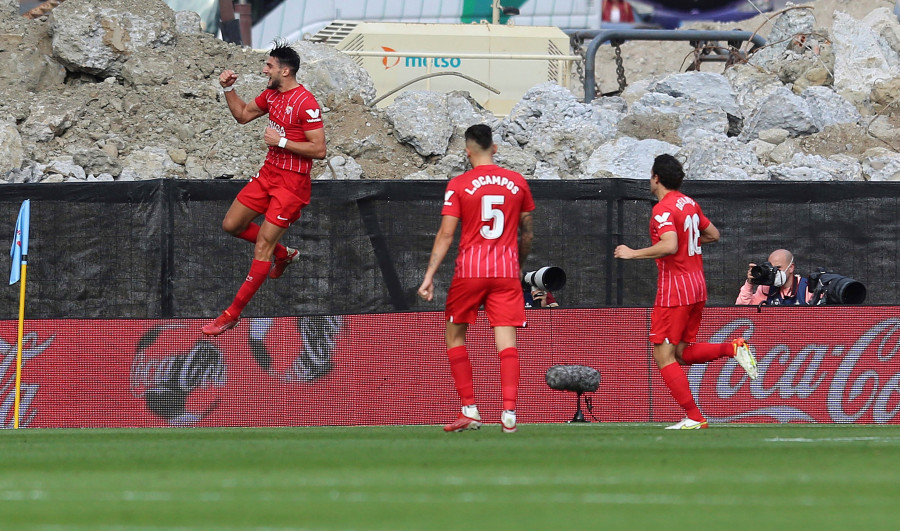 Un gol de Rafa Mir certificó la victoria del Sevilla FC en Balaídos