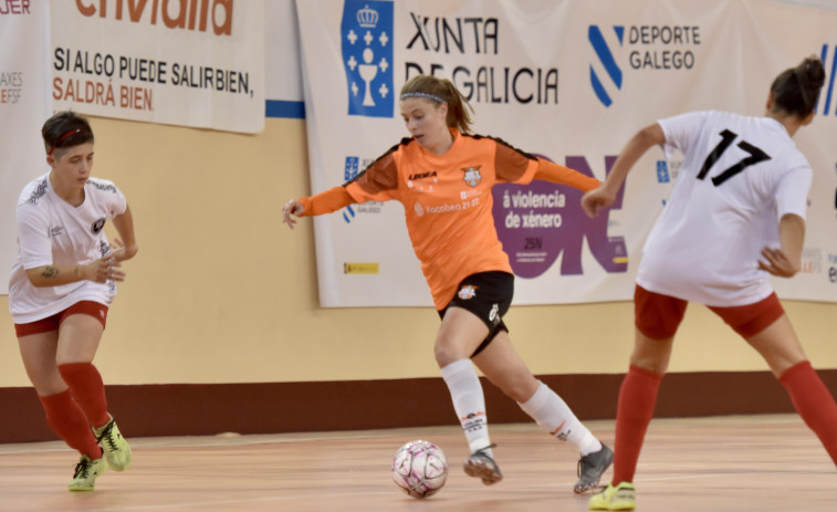 El Viaxes Amarelle se lleva el derbi ante el 5 Coruña