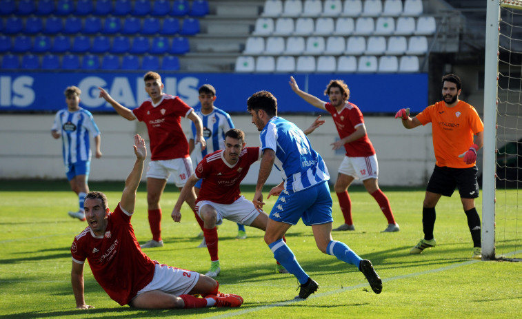 La banda izquierda lleva el peligro y Davo pone el gol en el triunfo del Fabril