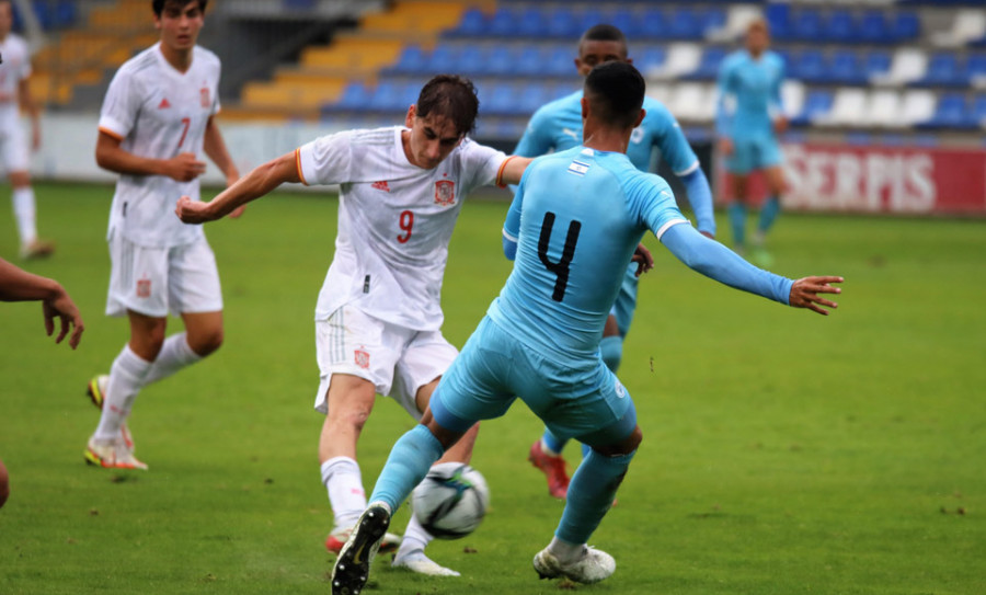 Noel fue titular y Dani Barcia jugó 20 minutos en la derrota de la sub-19 contra Israel