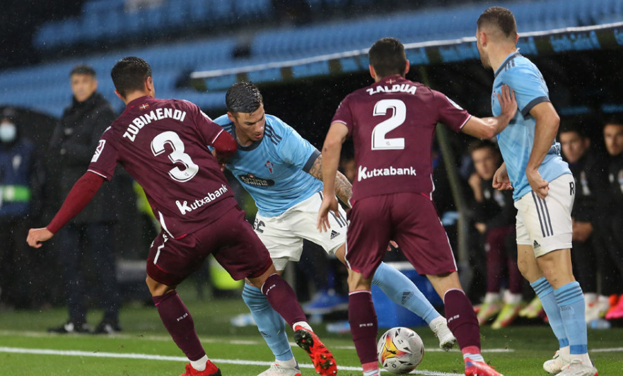 La Real Sociedad recupera el liderato en Balaídos ante el Celta