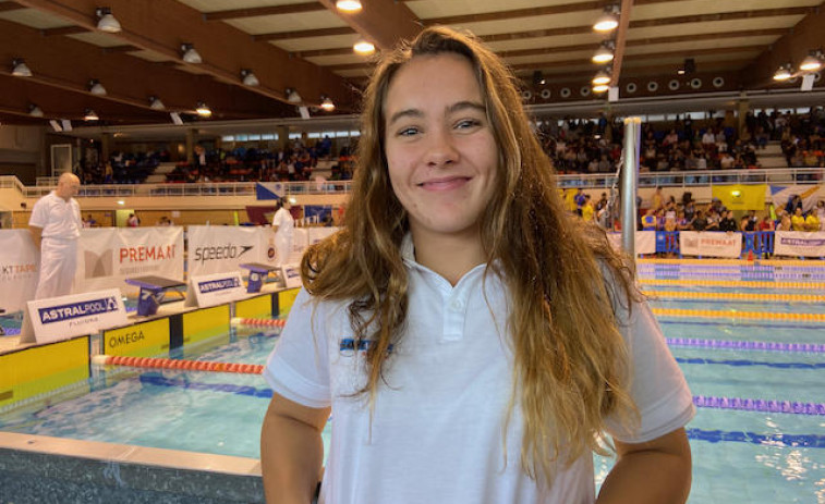Paula Otero, decimosexta en su estreno en el Europeo de piscina corta