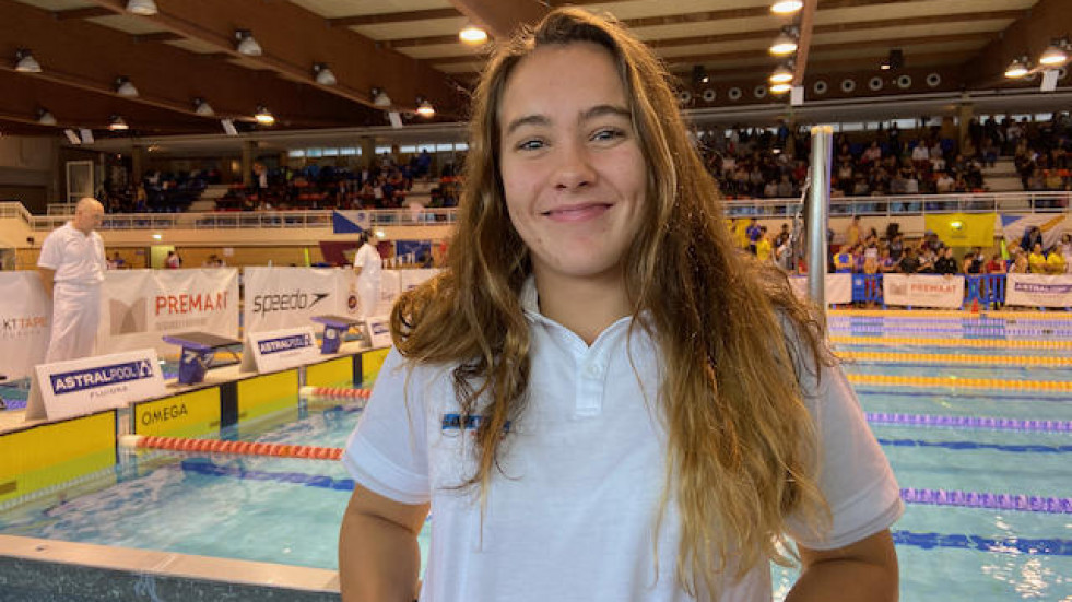 Paula Otero, decimosexta en su estreno en el Europeo de piscina corta