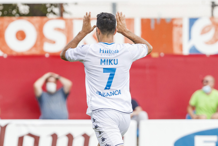 Miku, máximo goleador en solitario, con cinco dianas