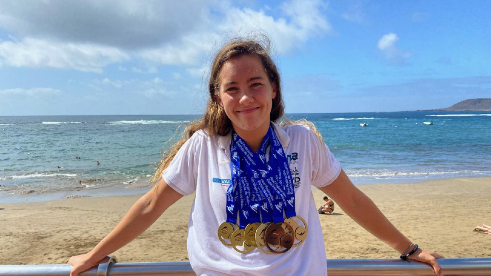 Paula Otero​, otro récord personal en el Europeo de natación